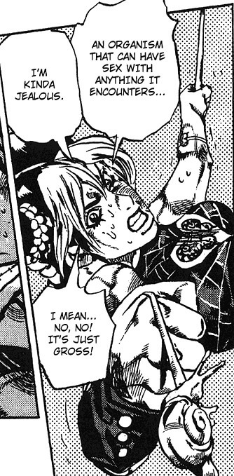 Jolyne manga panel